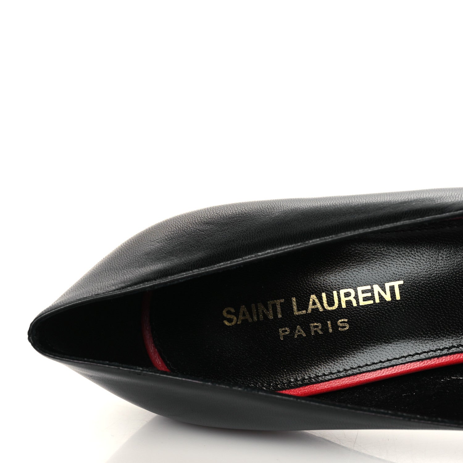 Saint Laurent Calfskin Anja 85 Pumps 39.5 Black 8 of 9