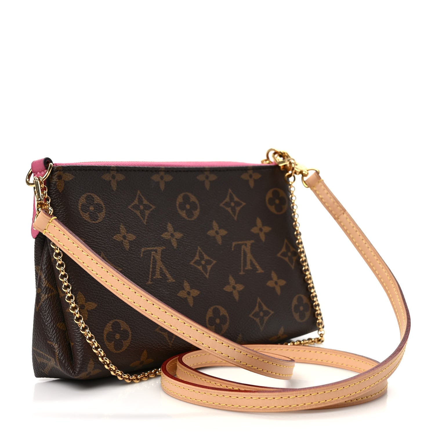 Louis Vuitton Monogram Pallas Clutch Rose Fizzy 3 of 8