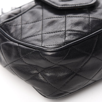Chanel Lambskin Quilted Tassel Camera Case Black 9 of 14