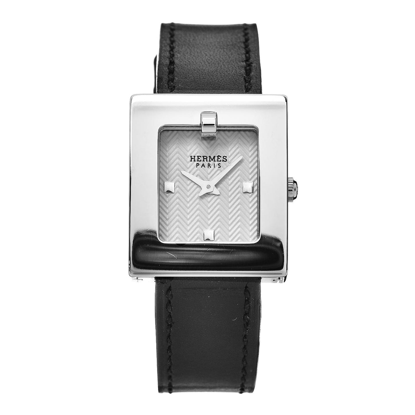 Stainless Steel Barenia 22mm Belt Quartz Watch Noir
