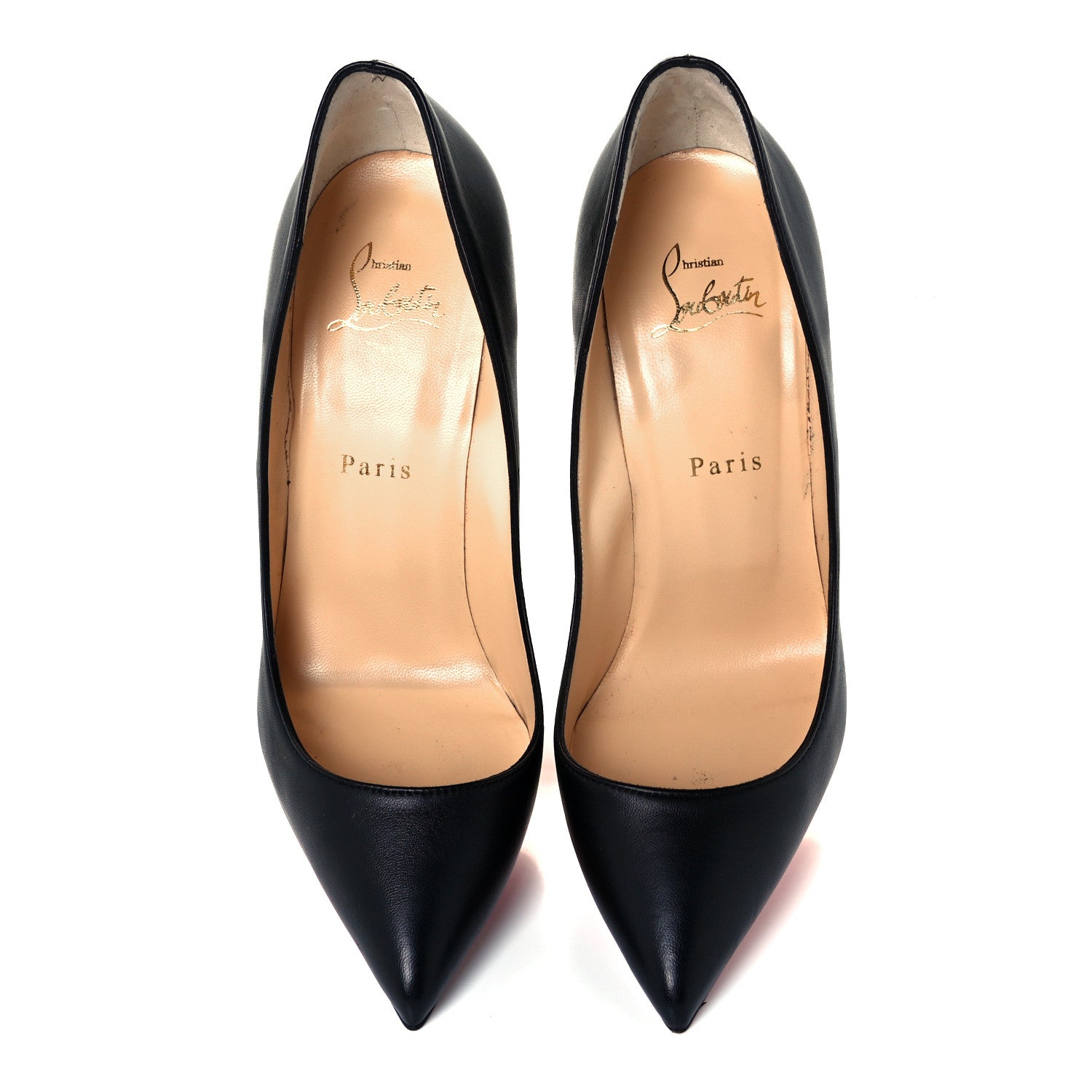 Christian Louboutin Shiny Nappa Pigalle Follies 100 Pumps 38.5 Black 4 of 9