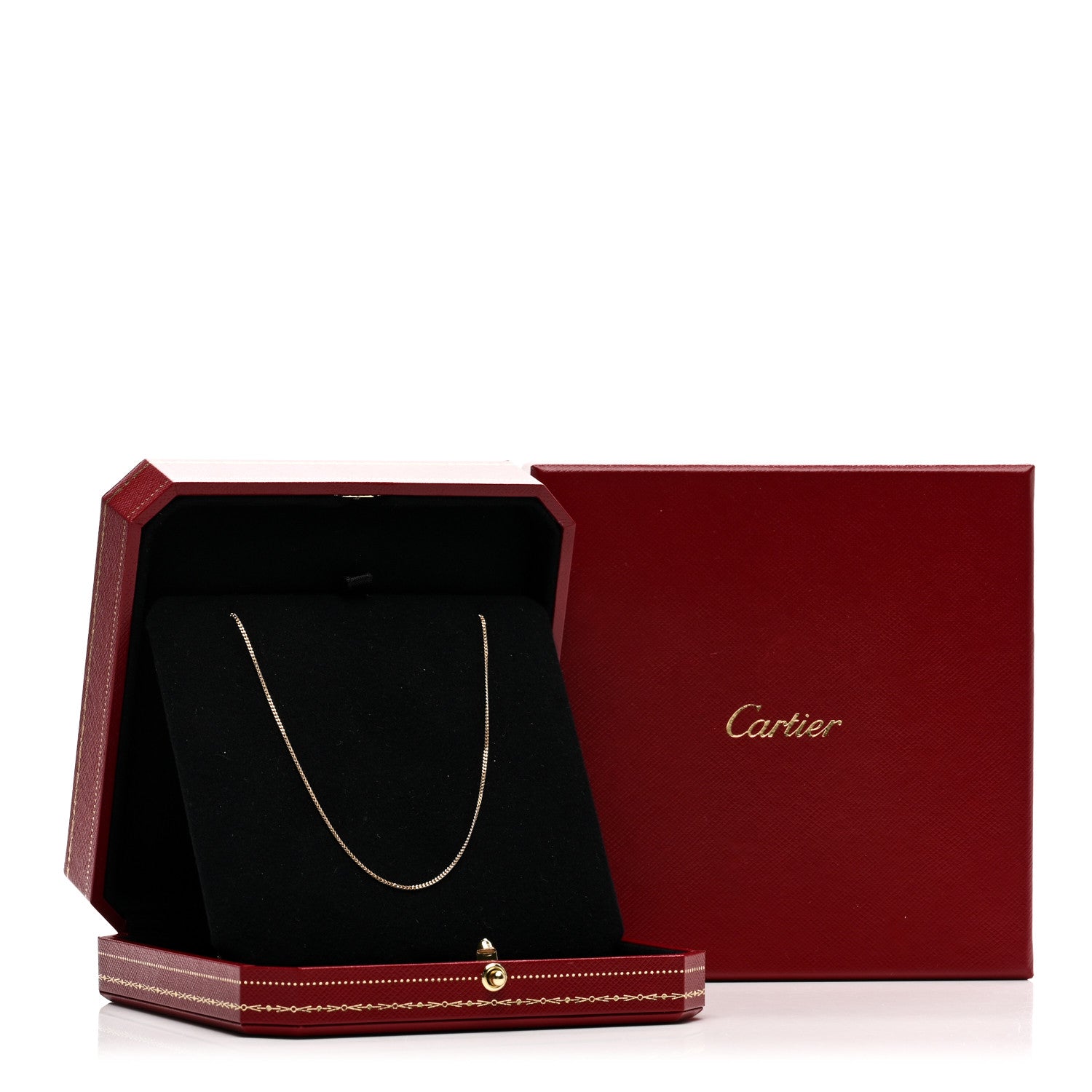 Cartier 18K Yellow Gold Chain Necklace 5 of 5