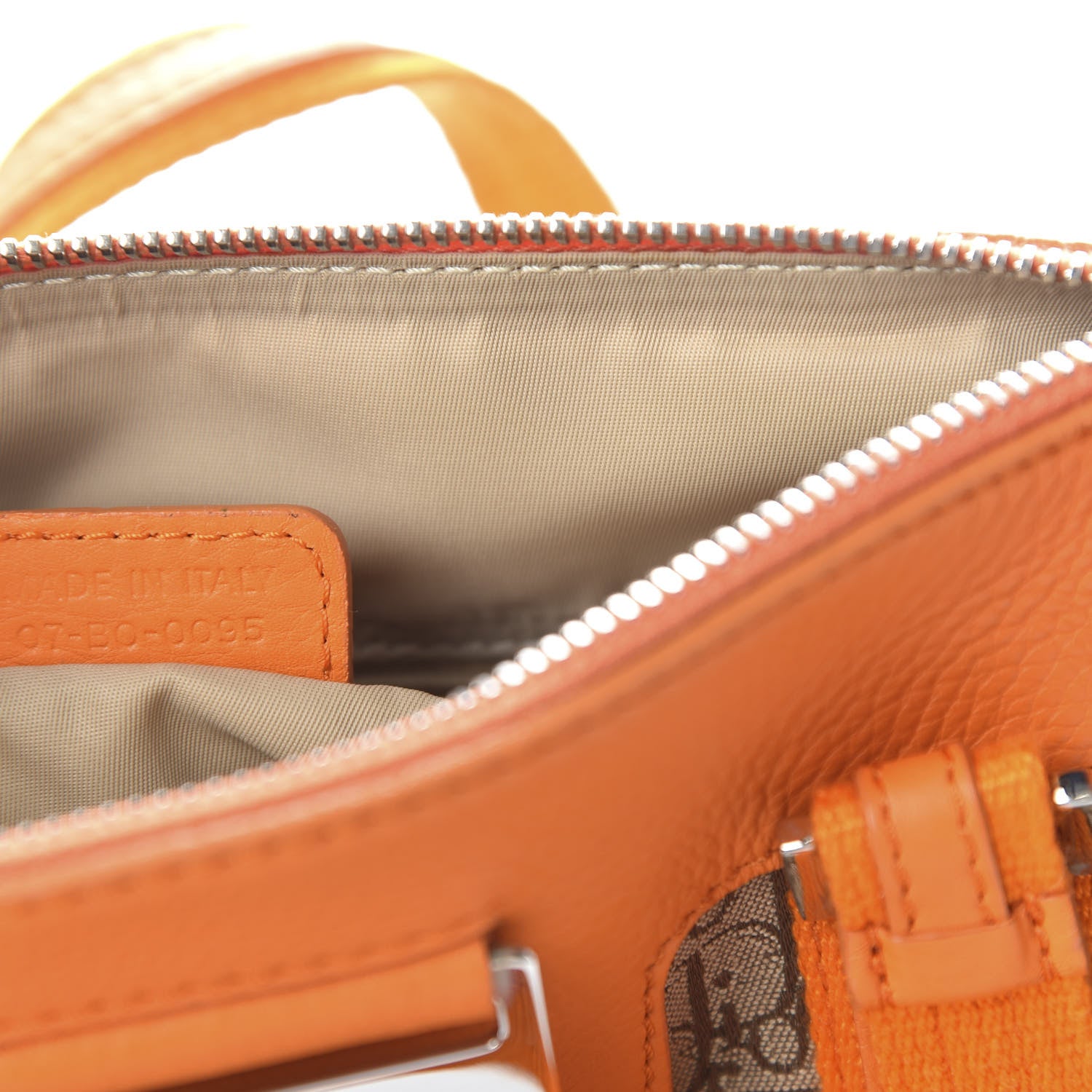 Christian Dior Diorissimo Bowler Orange 9 of 10