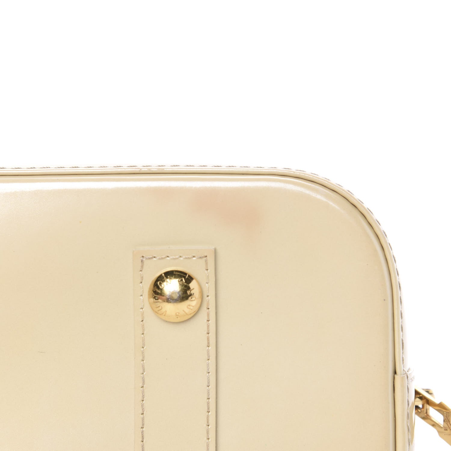 Louis Vuitton Vernis Alma PM Blanc Corail 12 of 15