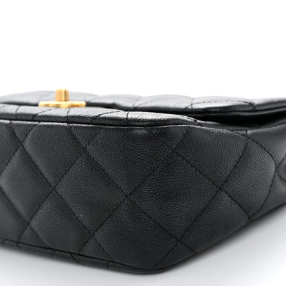 Chanel Caviar Quilted Sweetheart Flap Black 10 of 11