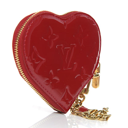 Louis Vuitton Vernis Coeur Heart Coin Purse Pomme D'Amour 3 of 6