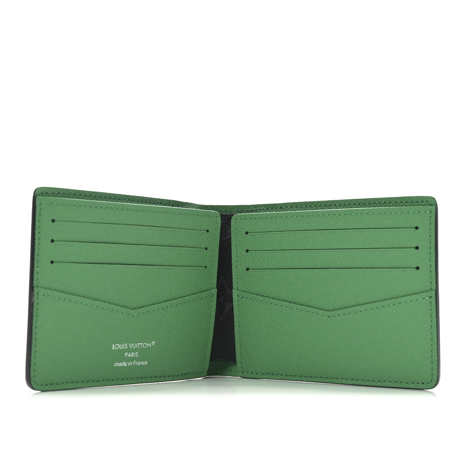 Louis Vuitton Monogram Eclipse Slender Wallet Bamboo Green 5 of 6