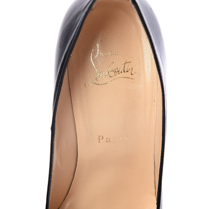 Christian Louboutin Calfskin Rolando Zip 120 Pumps 37.5 Black 7 of 17