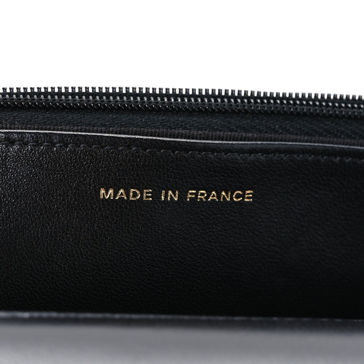 Lambskin Quilted Coco Charms Wallet On Chain Black