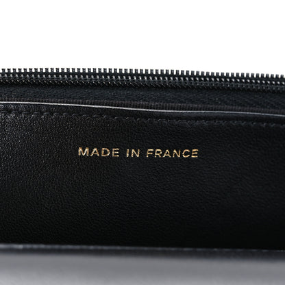 Chanel Lambskin Quilted Coco Charms Wallet On Chain Black 7 of 12
