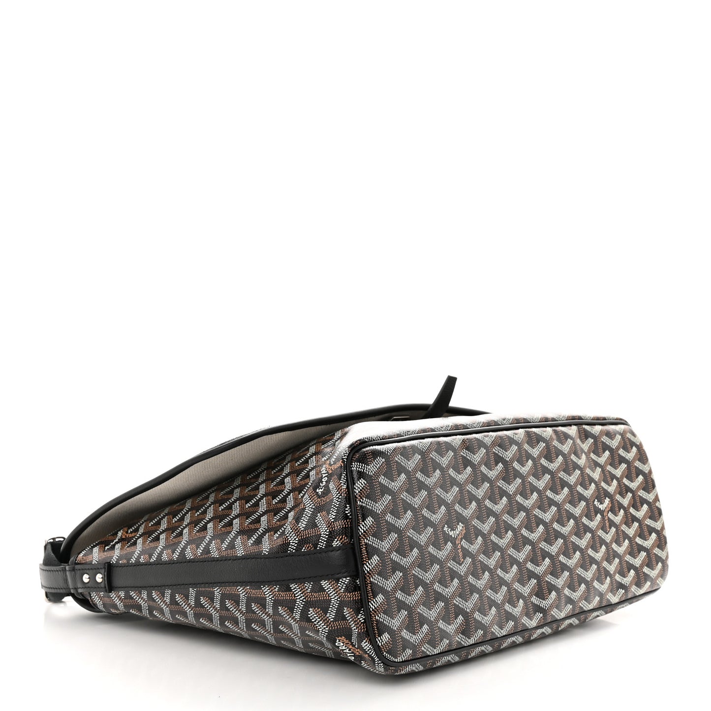 Goyardine Capetien Messenger Bag Black