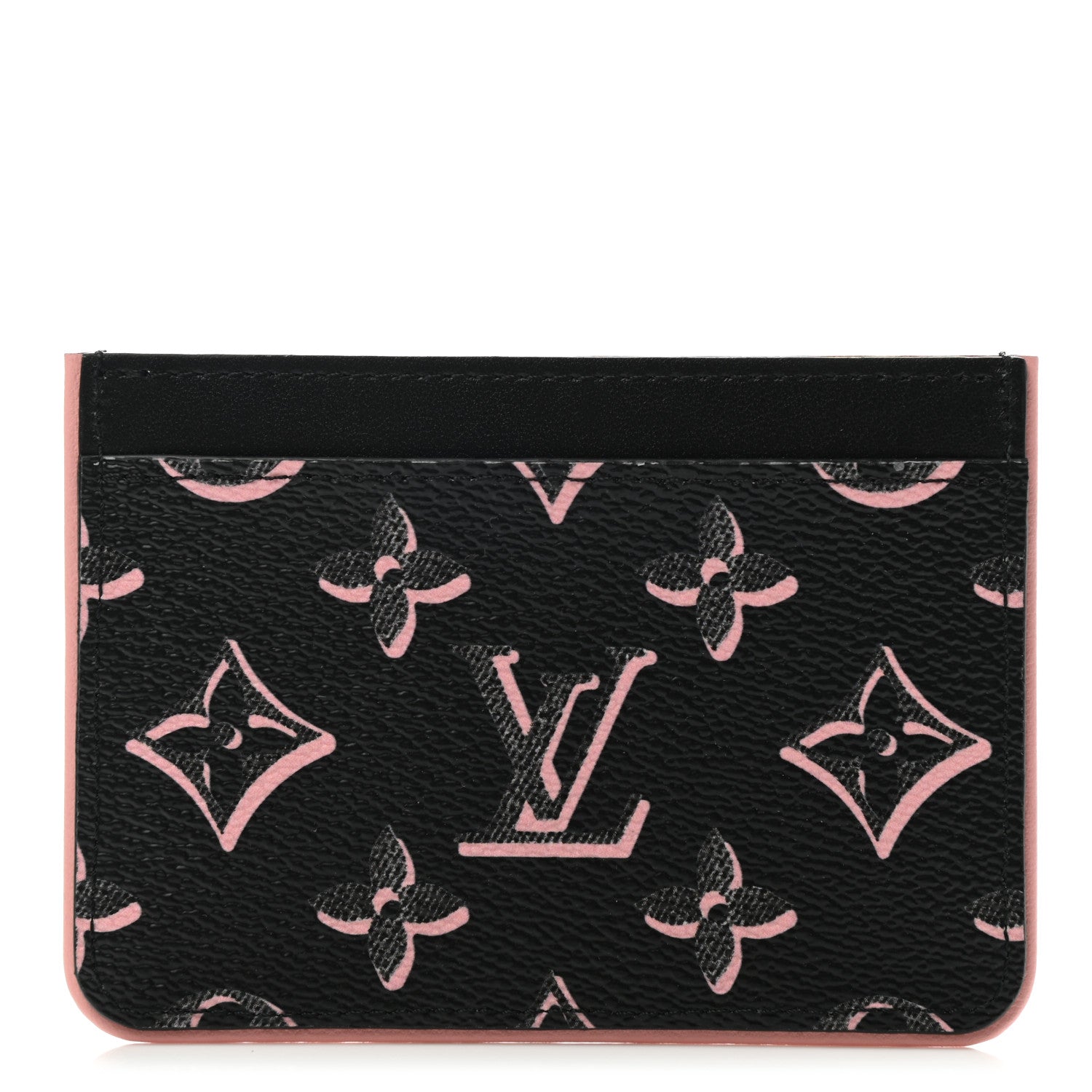 Louis Vuitton Monogram Fall for You LV Side-Up Card Holder Black 1 of 6