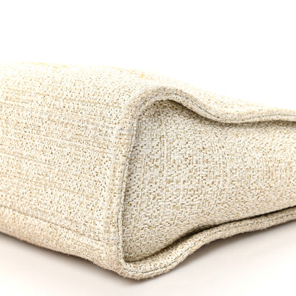 Chanel Lurex Boucle Mini Deauville Tote White 10 of 10