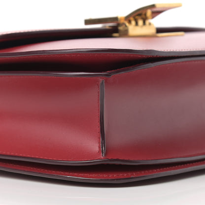 Celine Box Calfskin Medium Classic Box Flap Bag Red 9 of 14
