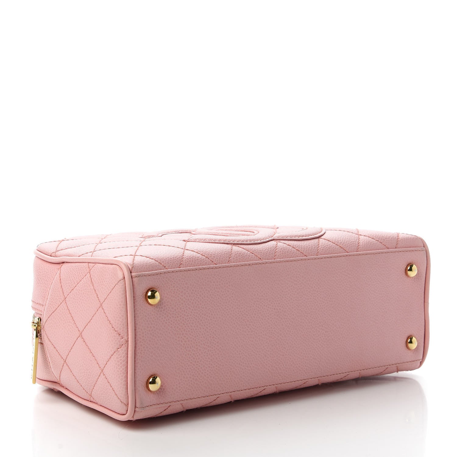 Chanel Caviar Quilted Small Bowler Pink 4 of 10