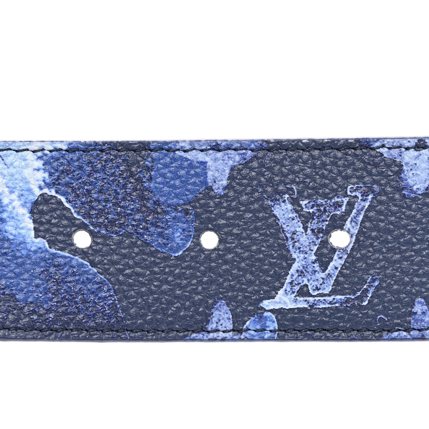 Monogram Watercolor 40mm Reversible LV Initiales Belt 100 40 Blue