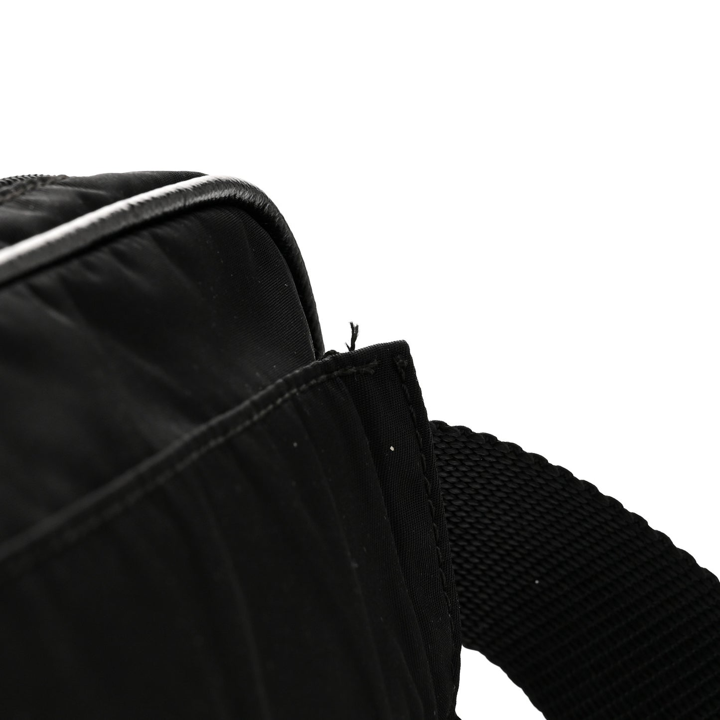 Tessuto Nylon Multi Pocket Belt Bag Black