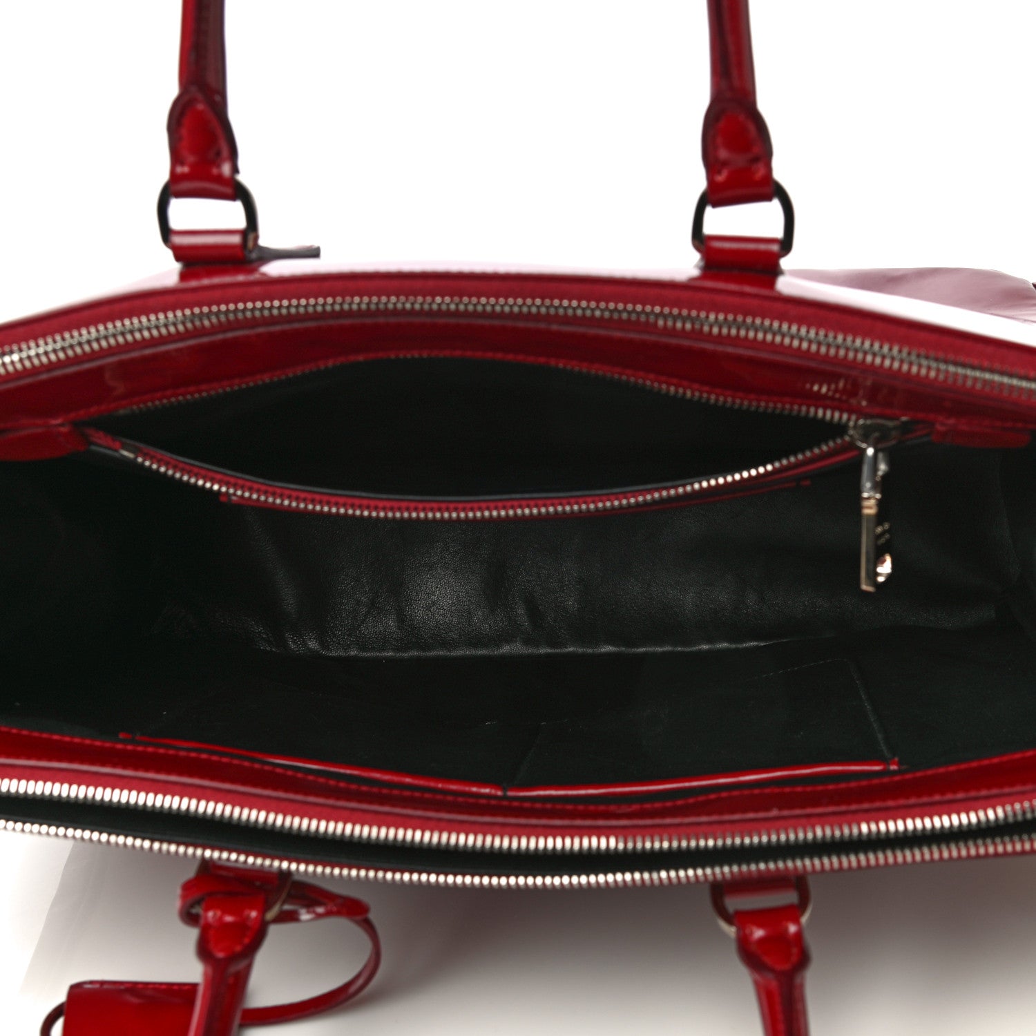 Prada Spazzolato Large Double Zip Tote Rubino 4 of 20