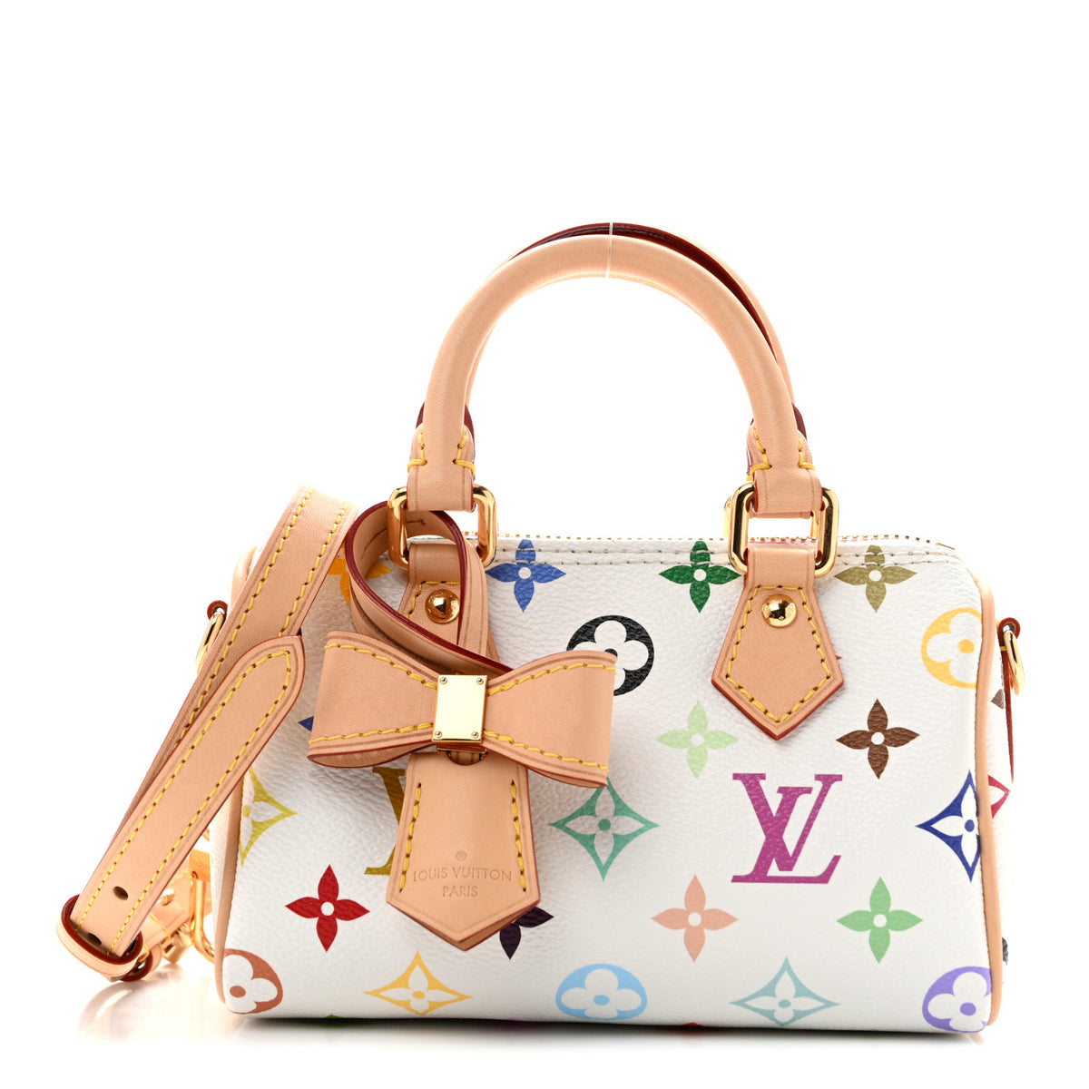 LV X TM Monogram Multicolor Nano Speedy White