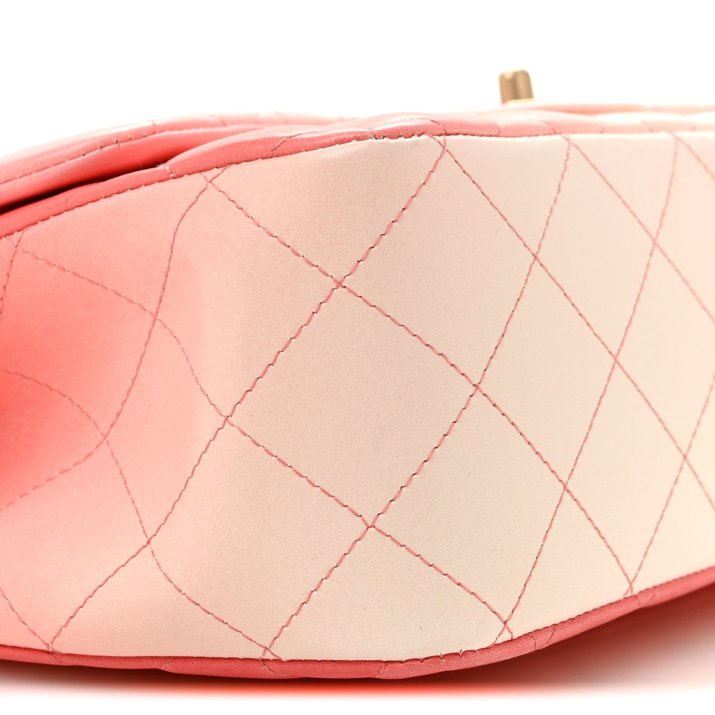 Lambskin Degrade Quilted Maxi Single Flap Pink