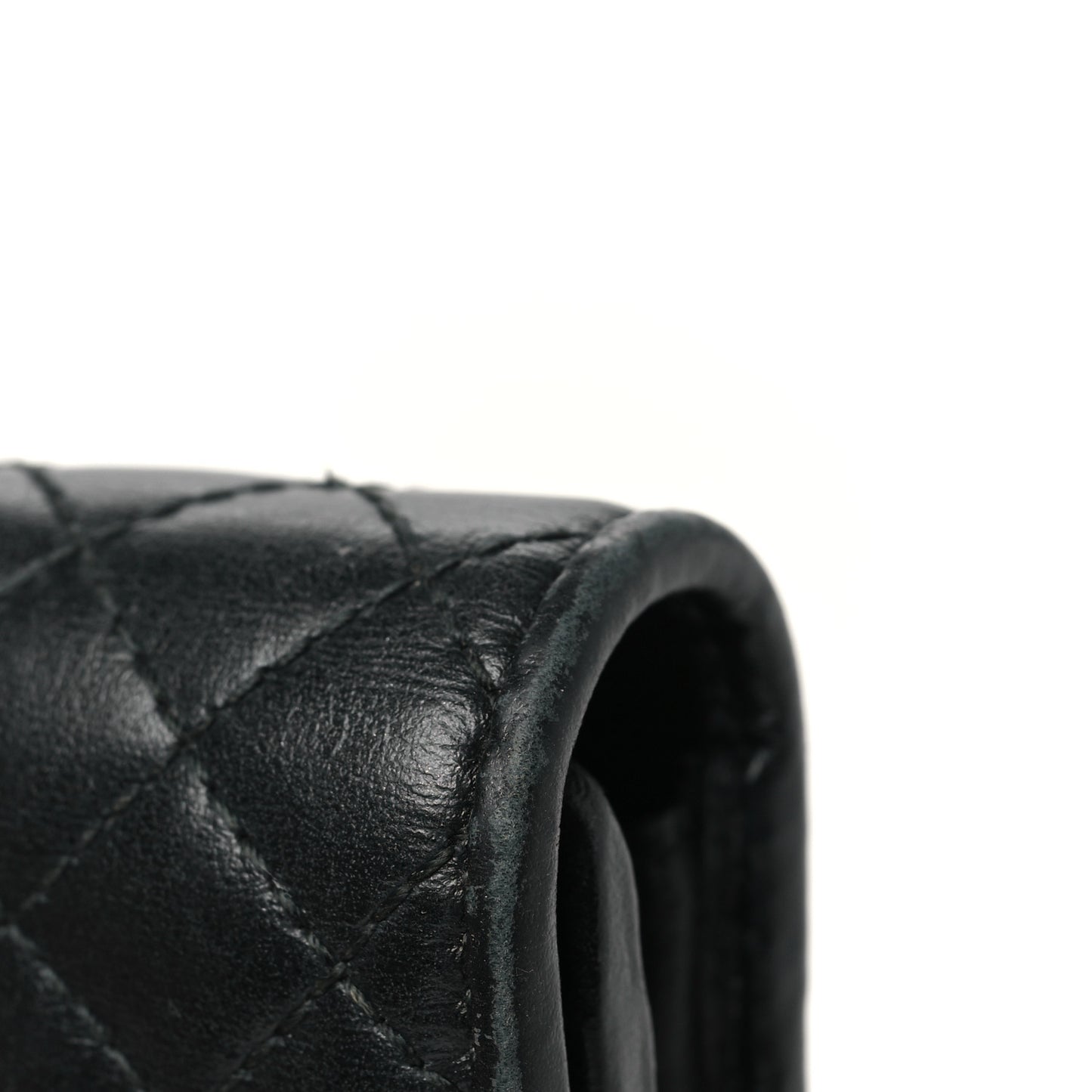 Calfskin Web Trapuntata GG Continental Wallet Black