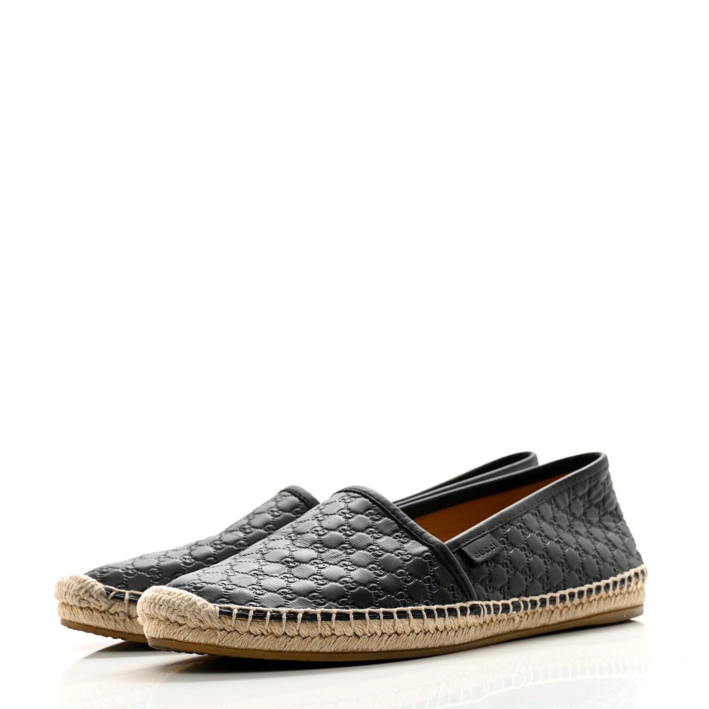 Microguccissima Signature Espadrilles 38 Black