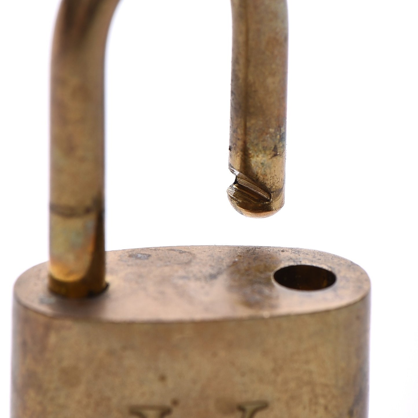 Brass Lock and 2 Keys Set #306