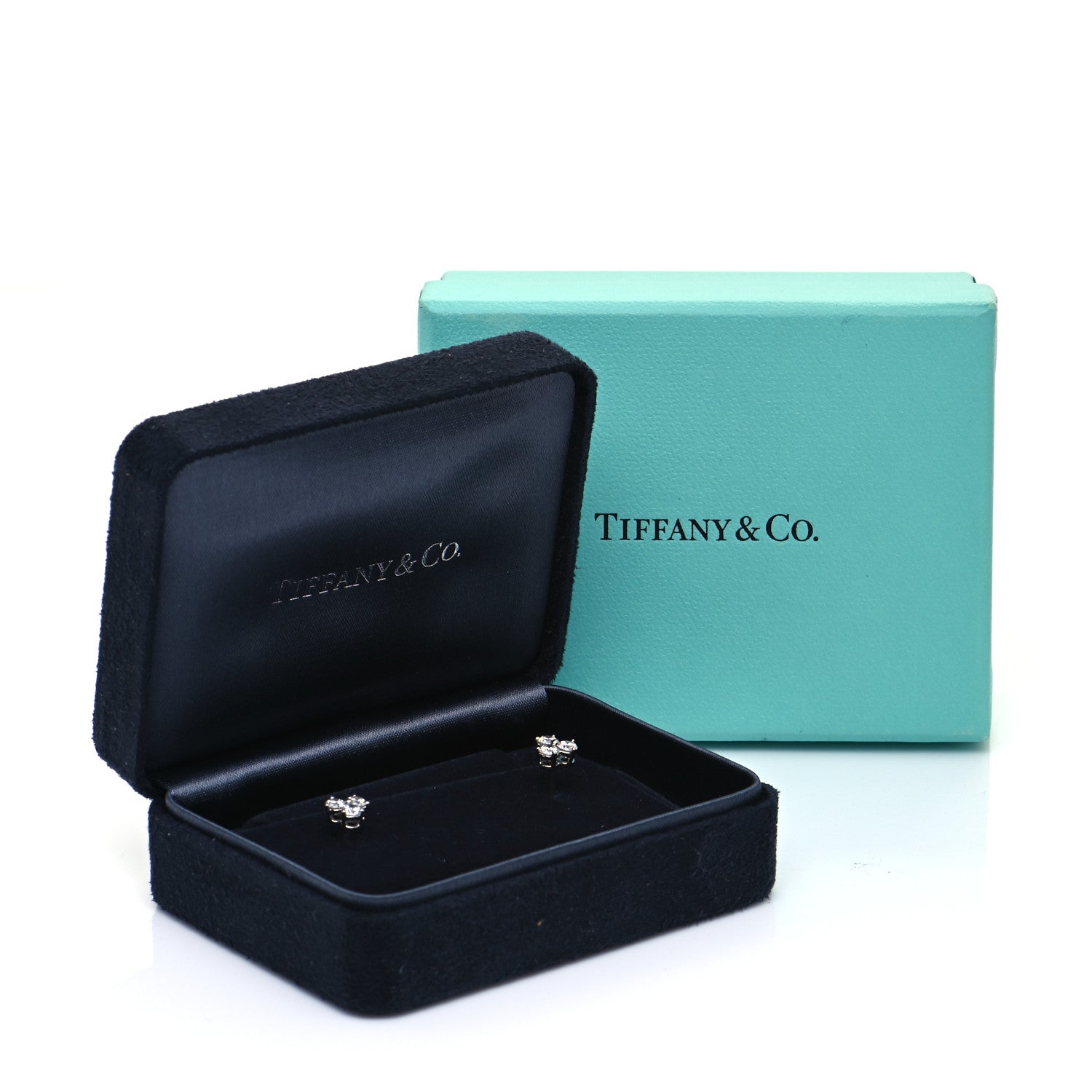 Tiffany Platinum Diamond Aria Earrings 5 of 5