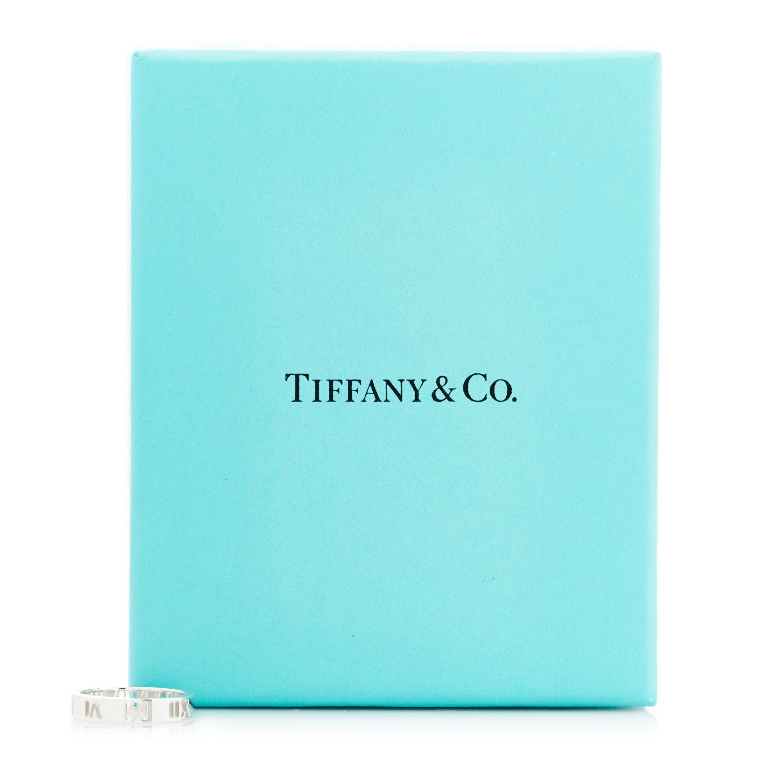 Tiffany Sterling Silver Narrow Atlas Pierced Ring 48 4.5 5 of 5