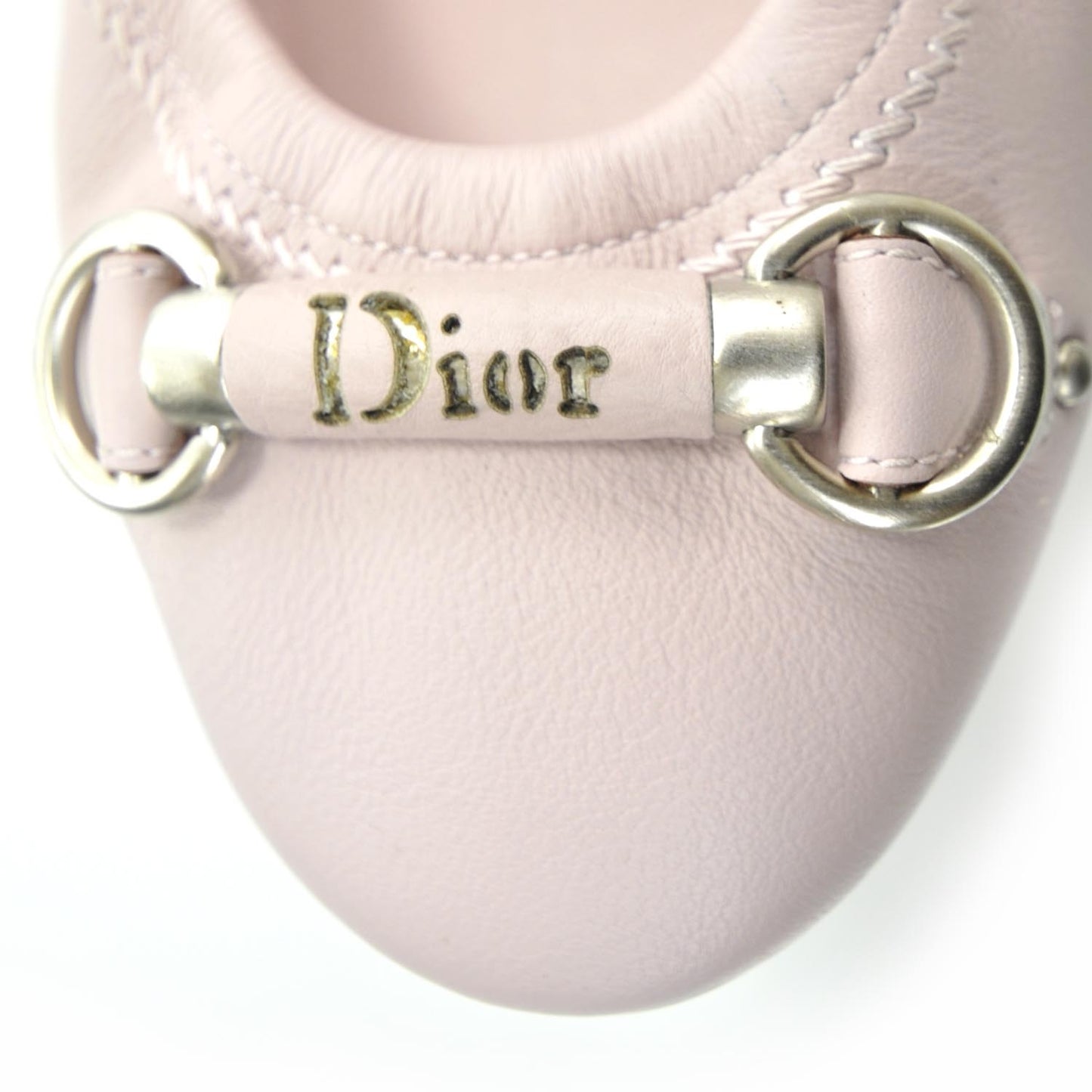 Leather Ballet Flats 37 Pink