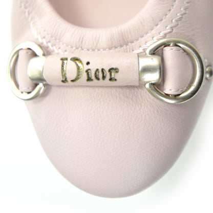 Christian Dior Leather Ballet Flats 37 Pink 7 of 9