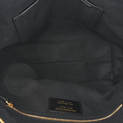 Burberry Derby Calfskin House Check Medium Welburn Tote Black 5 of 10