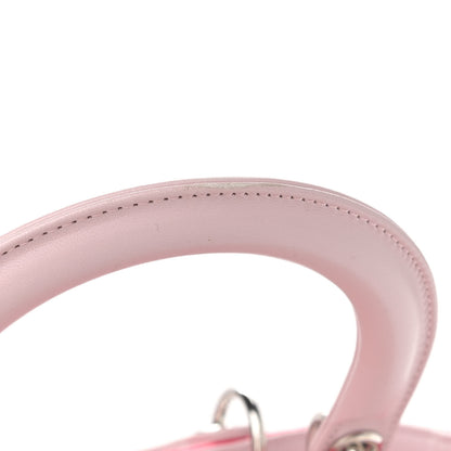Christian Dior Lambskin Cannage Medium Tri-Color Lady Dior Fuchsia 13 of 14