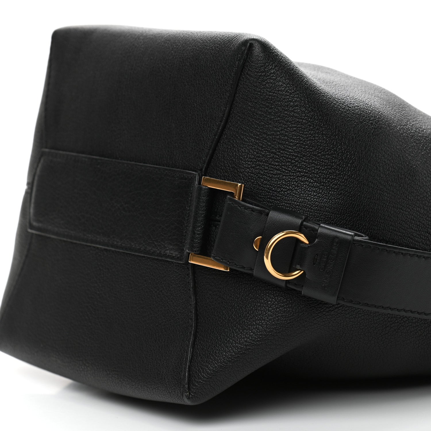 Givenchy Grained Calfskin GV Bucket Bag Black 9 of 10