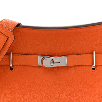 Hermes Taurillon Clemence Jypsiere 31 Orange 8 of 15