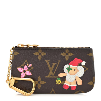 Louis Vuitton Monogram 2024 Christmas Animation Candy Factory Key Pouch Candy Red 1 of 8