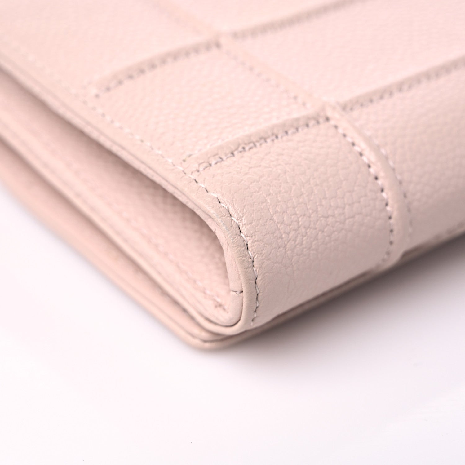 Christian Dior Grained Calfskin Diorama Croisiere Chain Wallet Rose Poudre 9 of 15