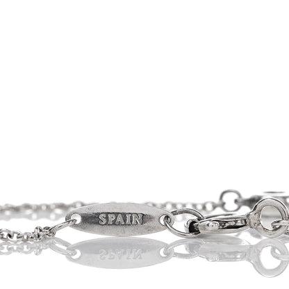 Tiffany Sterling Silver Diamond .05ct Elsa Peretti Diamonds by the Yard Bracelet 4 of 7