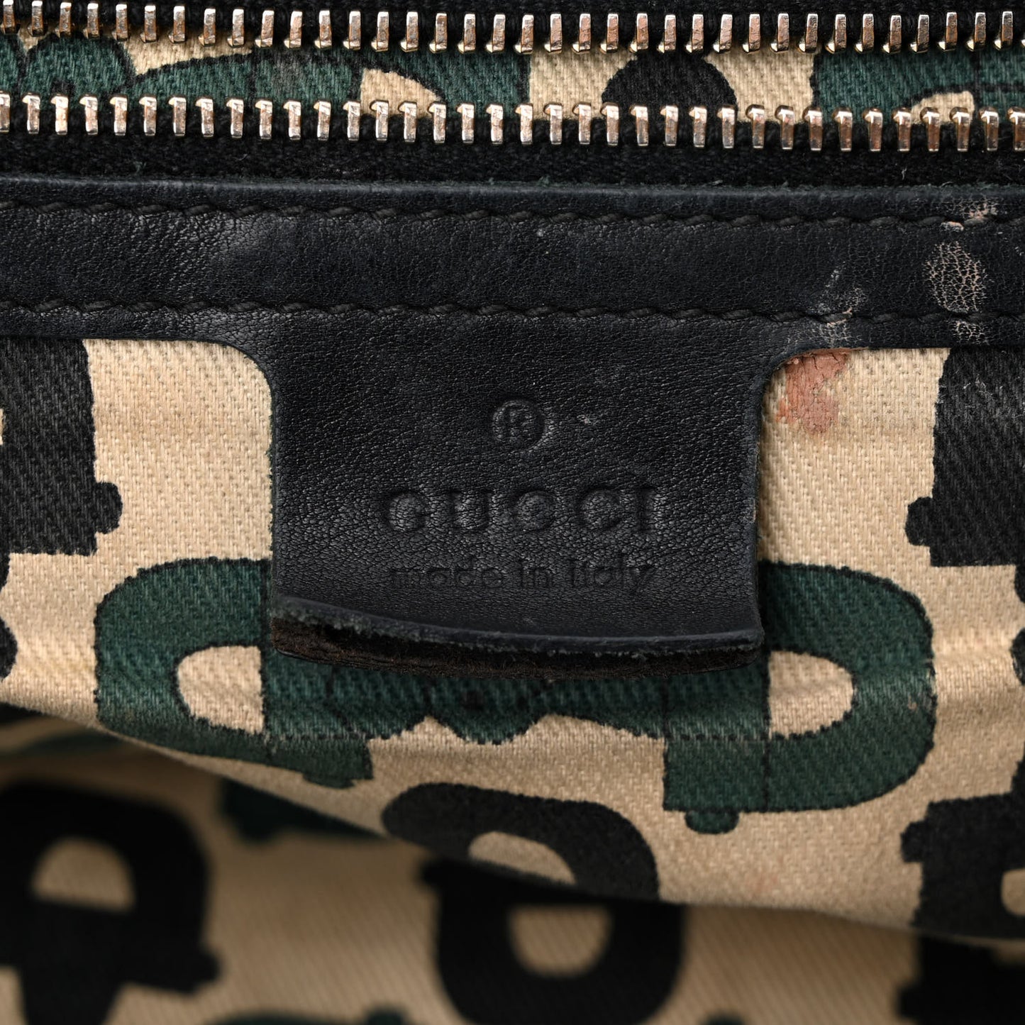 Guccissima Small Pelham Shoulder Bag Black