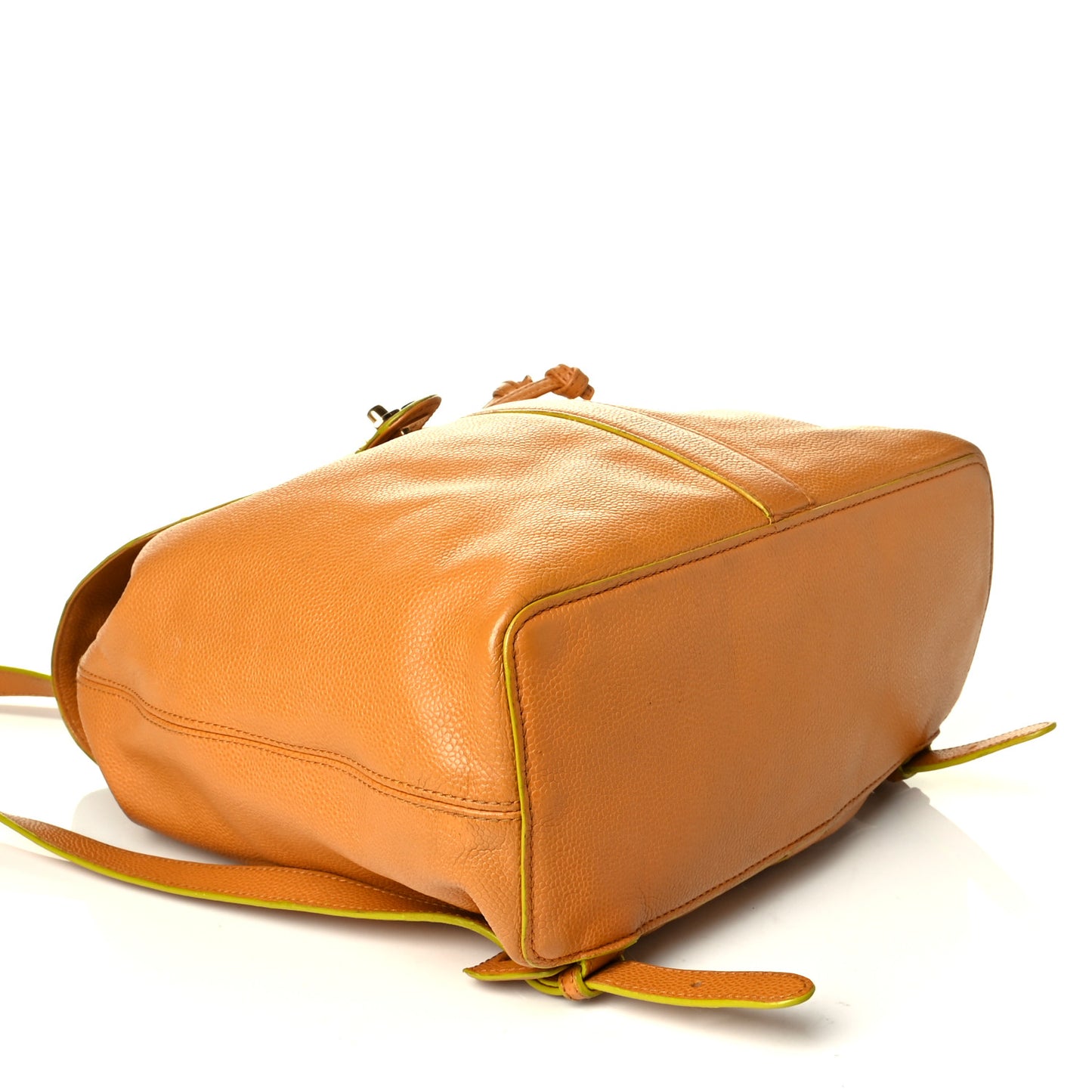 Caviar Drawstring Backpack Tan