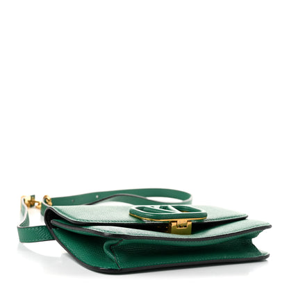 Valentino Garavani Grainy Calfskin VSling Belt Bag English Green 4 of 11