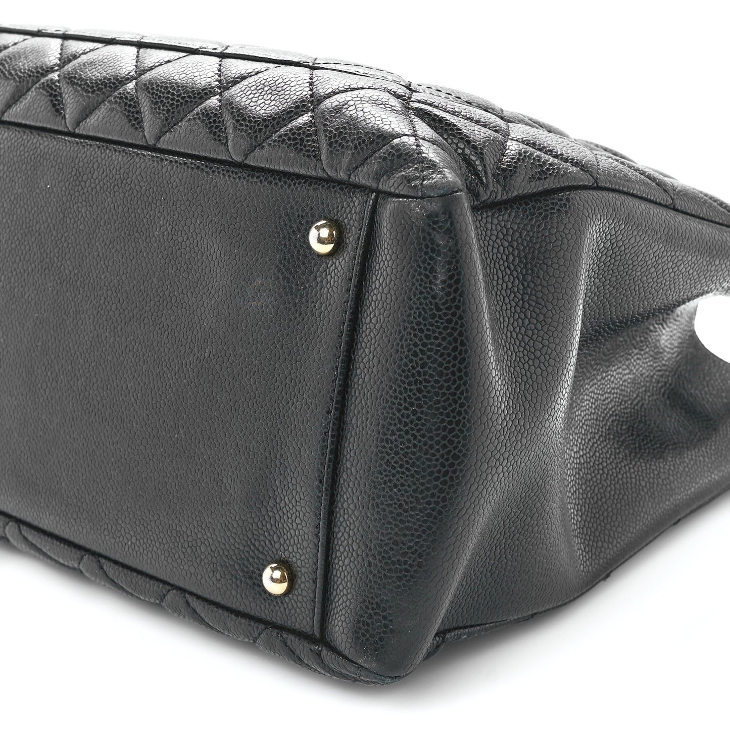 Caviar Quilted XL Grand Shopping Tote GST Black