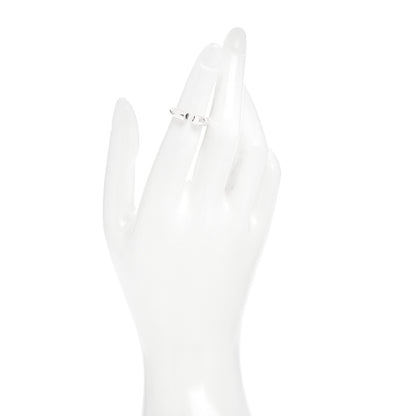 Tiffany Sterling Silver Paloma Picasso Double Modern Heart Open Ring 53 6.5 2 of 5