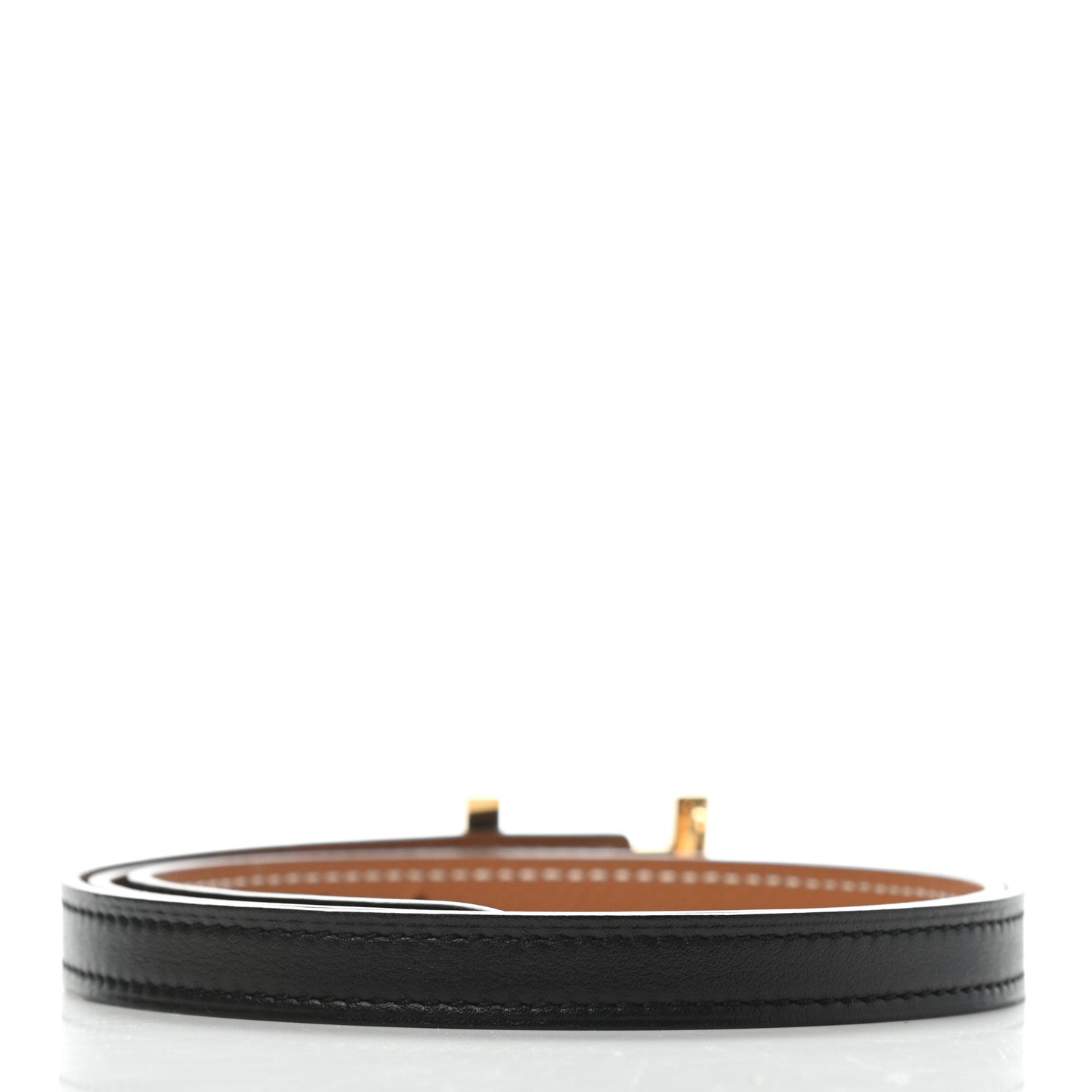 Hermes Swift Epsom 13mm Focus Belt 75 Black Gold 2 of 6