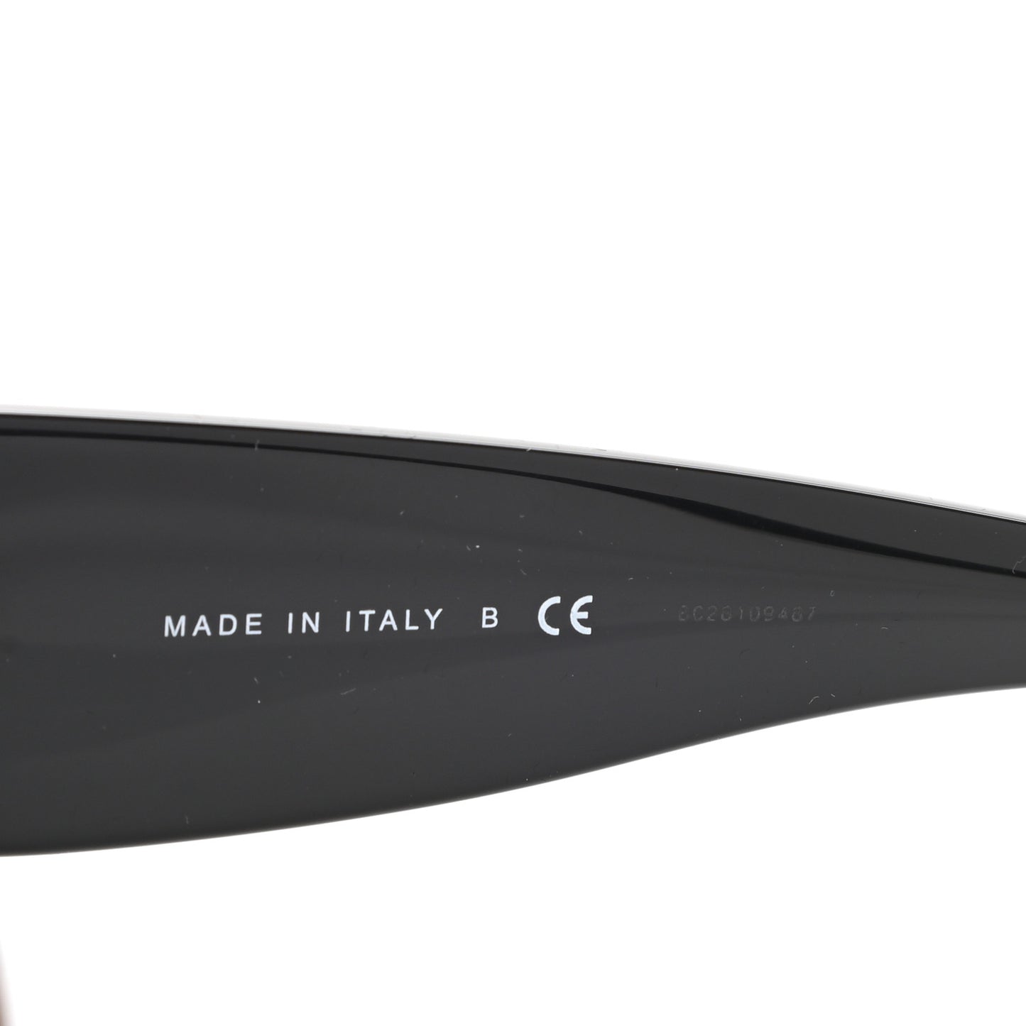 Acetate Rectangle Sunglasses 5435 Black