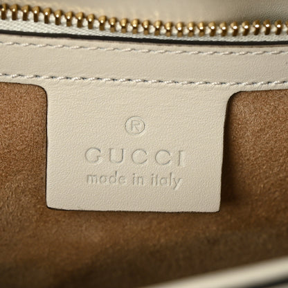 Gucci Calfskin Small Sylvie Shoulder Bag Off White 6 of 8
