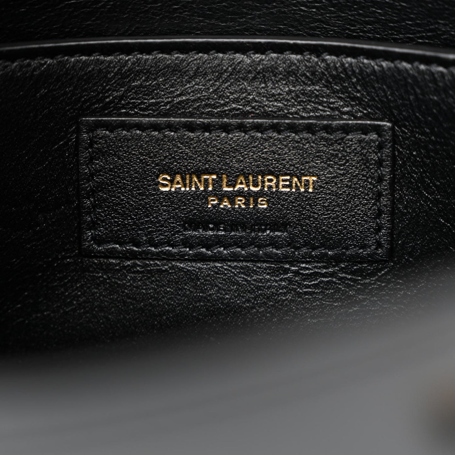 Smooth Calfskin Small Manhattan Shoulder Bag Black