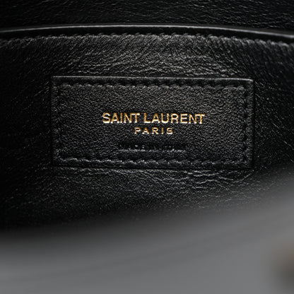 Saint Laurent Smooth Calfskin Small Manhattan Shoulder Bag Black 6 of 10