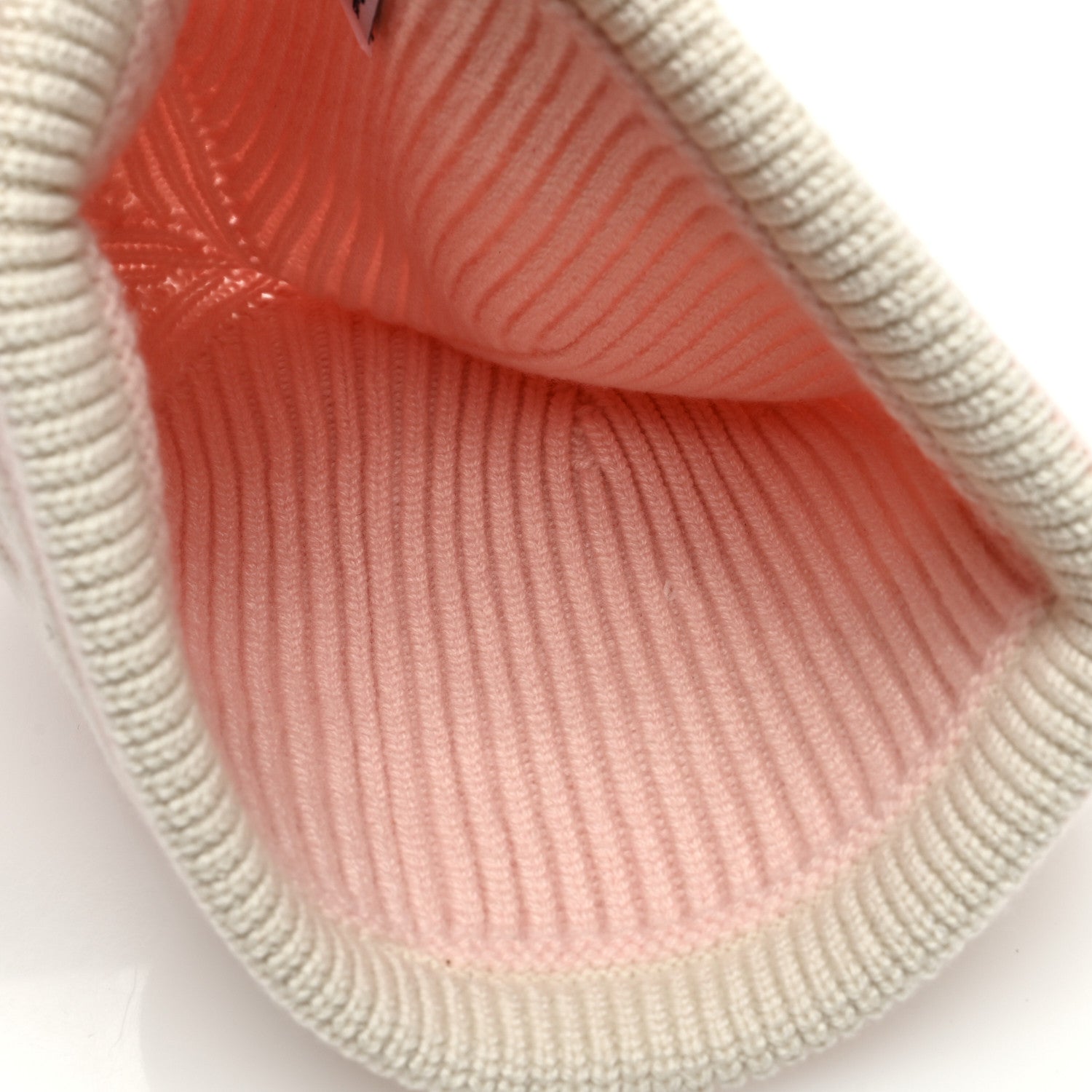 Hermes Cashmere Knit Heaven Beanie M Rose Poudre Ecru 4 of 6