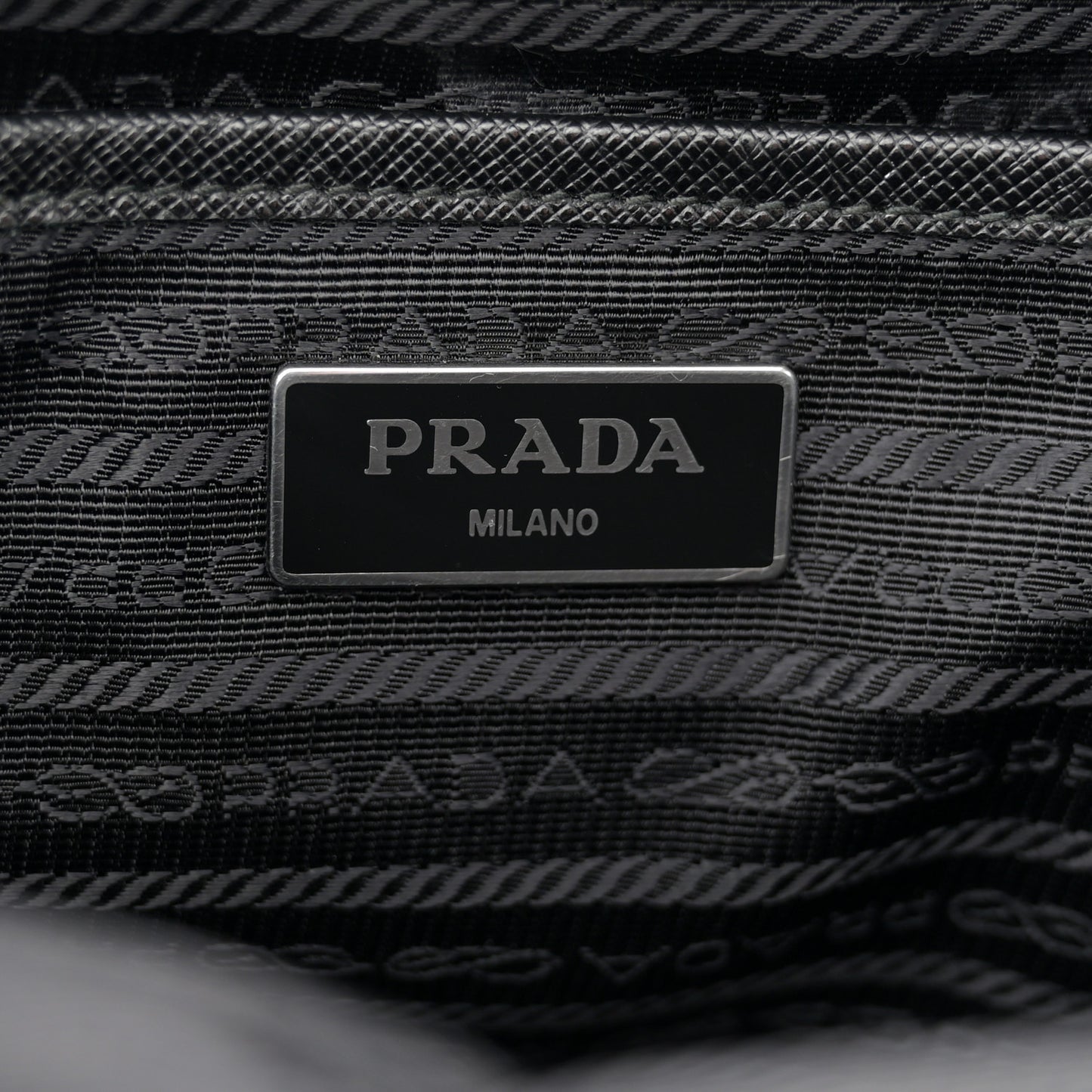 Nylon New Vela Studded Backpack Black Fuoco